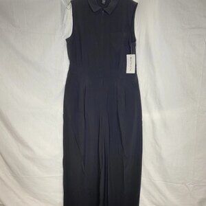 Athleta Women's Brooklyn Heights Wide Leg Jumpsuit – Size 16 – Black
